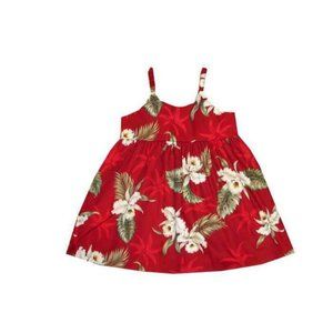 Ky's Girl's 4 CLASSIC ORCHID GIRL'S HAWAIIAN BUNGEE DRESS Made in Hawaii